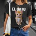 El Gato Meme Triste Llorando Gato Munchkin Kitty Meme De Moda Camiseta unisex Regalos para ella