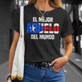 El Mejor Abuelo Del Mundo Abuelo Puerto Rico Flag T-Shirt Gifts for Her