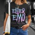 Elder Emo It Wasn't Just A Phase Emo Goth T-Shirt Gifts for Her