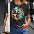 Elemental Harmony Earth Fire Air Water T-Shirt Gifts for Her