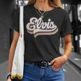Elvis Name Nickname Alias 70S 80S Retro T-Shirt Gifts for Her