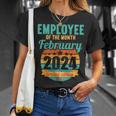 Employee Of The Month February 2024 T-Shirt Gifts for Her