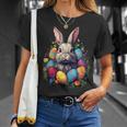 Printemps Pâques Karnickel Mignon Lapin De Pâques Motifs T-Shirt Cadeaux pour elle