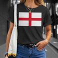 England Flag British Uk English Cross Flags Women T-Shirt Gifts for Her