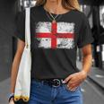 England Flag Cross Of Saint George Flag T-Shirt Gifts for Her