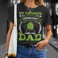 Entomologist Calls Me Dad Bug Insect Entomology Graphic T-Shirt Gifts for Her