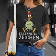 Erkenne Die Signserrückt Angratt Cockerel T-Shirt Geschenke für Sie