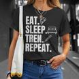 Essen Sleeep Tren Repeat Gym Trenbolon T-Shirt Geschenke für Sie