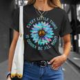 Every Little Thing Is Gonna Be Alright Hippie Flower T-Shirt Gifts for Her