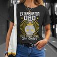 Exterminator Dad Pest Control T-Shirt Gifts for Her
