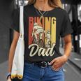 Fahrradfahrenderater Radfahren Radfahrer Fahrrad Papa Papi T-Shirt Geschenke für Sie