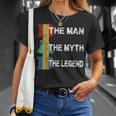 Fanny Dad The Man The Myth The Legend Papa Dad Fathers Day T-Shirt Gifts for Her