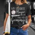 My Favorite Player Calls Me Gammy Baseball T-Shirt Gifts for Her