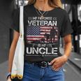My Favorite Veteran Is My Uncle Flag Father Veterans Day T-Shirt Gifts for Her