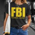 Fbi Federal Bureau Of Investigation Chest Logo Agent T-Shirt Geschenke für Sie