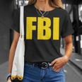 Fbi Federal Bureau Of Investigation Logo T-Shirt Geschenke für Sie