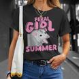 Feral Girl Summer Meme Possum T-Shirt Gifts for Her