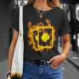 Feu As De Pique Flammes Jeu De Cartes Poker T-Shirt Cadeaux pour elle