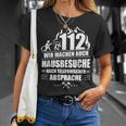 Feuerwehr 112 Wir Machen Hausbesuche Fireman T-Shirt Geschenke für Sie