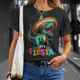 Lets Fiesta DinosaurRex Cinco De Mayo Mexican Party T-Shirt Gifts for Her