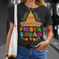 Fiesta Squad Tacos Mexican Party Fiesta Squad Cinco De Mayo T-Shirt Gifts for Her