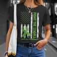 Fight The Stigma Mental Health Awareness Green Ribbon T-Shirt Gifts for Her