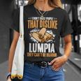Filipino Pinoy Spring Roll Don't Trust People Dislike Lumpia T-Shirt Gifts for Her