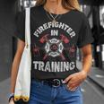 Firefighter In Training Fireman Firemen T-Shirt Gifts for Her