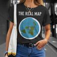 Flat Earther Flat Earth Map T-Shirt Gifts for Her
