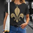 Fleur De Lis Fleur-De-Lys Symbol French Heraldry France T-Shirt Gifts for Her