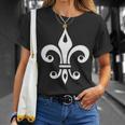 Fleur De Lys Fleur De Lis Heraldry France T-Shirt Geschenke für Sie