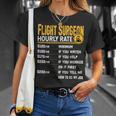Flight Surgeon Hourly Rate Flight Doctor Physician T-Shirt Gifts for Her