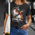 Fluffy Cavy Gamer Guinea Pig Video Gamer Lover Dab T-Shirt Gifts for Her