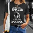 Football Papa Mein Lieblingsspielnt Nennt Mich Papa German Langu T-Shirt Geschenke für Sie