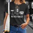 Never Forget Old Technology Pop Culture T-Shirt Gifts for Her