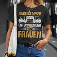 Forklift Forklift Forklift Driver Idea Motif Sayings T-Shirt Geschenke für Sie