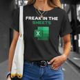 Freak In The Sheets Accountant Analyst Secretary T-Shirt Gifts for Her