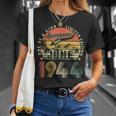 80 Years Old June 1944 Vintage 80Th Birthday Women T-Shirt Gifts for Her