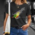 Birb Memes T-Rex Shadow Green Cheeked Pineapple Conure T-Shirt Gifts for Her