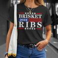 Brisket Ribs Brisket Ribs 2024 T-Shirt Gifts for Her