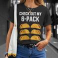 Check Out My Six 6 Pack With Tacos For Cinco De Mayo T-Shirt Gifts for Her