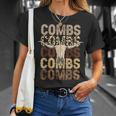 Combs Country Music Western Cow Skull Cowboy T-Shirt Gifts for Her