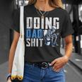 Doing Dad Shit From Children Skeleton Dad T-Shirt Gifts for Her