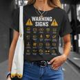 Driving Warning Signs 101 Auto Mechanic Driver T-Shirt Gifts for Her