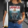 Drooling Boxer Jowls Fawn Dog Mom Dog Dad Burger T-Shirt Gifts for Her