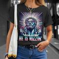 Easter Resurrection Rizz Meme He Is Rizzin Jesus T-Shirt Gifts for Her