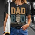 Fathers Day Dad Bod Jokes Powered By Beer Lover T-Shirt Gifts for Her