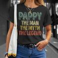 Father's Day Pappy The Man The Myth The Legend T-Shirt Gifts for Her