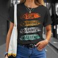 Gamer Vintage Video Games For Boys Brother Son T-Shirt Gifts for Her