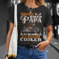 Ich Bin Ein Biker Papa Slogan Motorcycle T-Shirt Geschenke für Sie